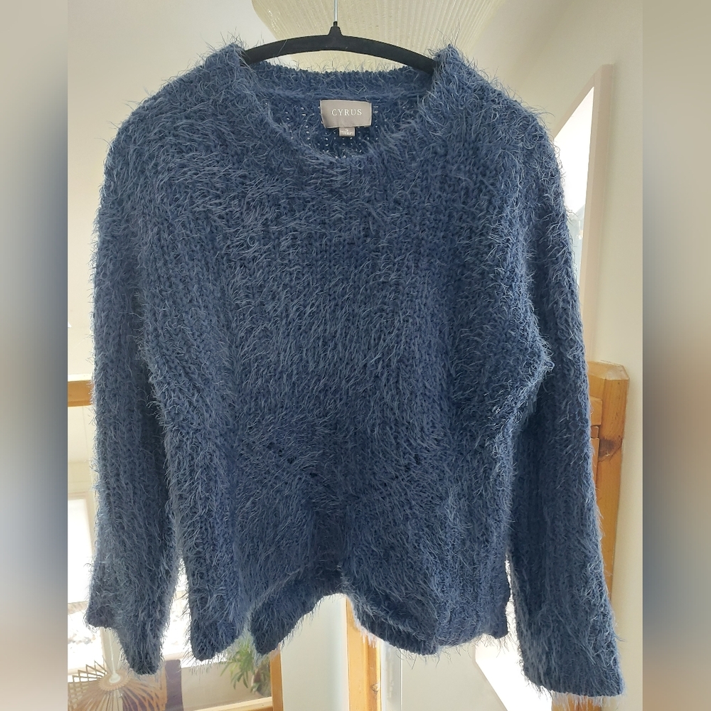 3/$20 Cyrus Fuzzy Eyelash Sweater
